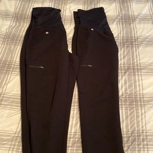 Figs Zamora Maternity Scrubs Size Small TWO PAIRS